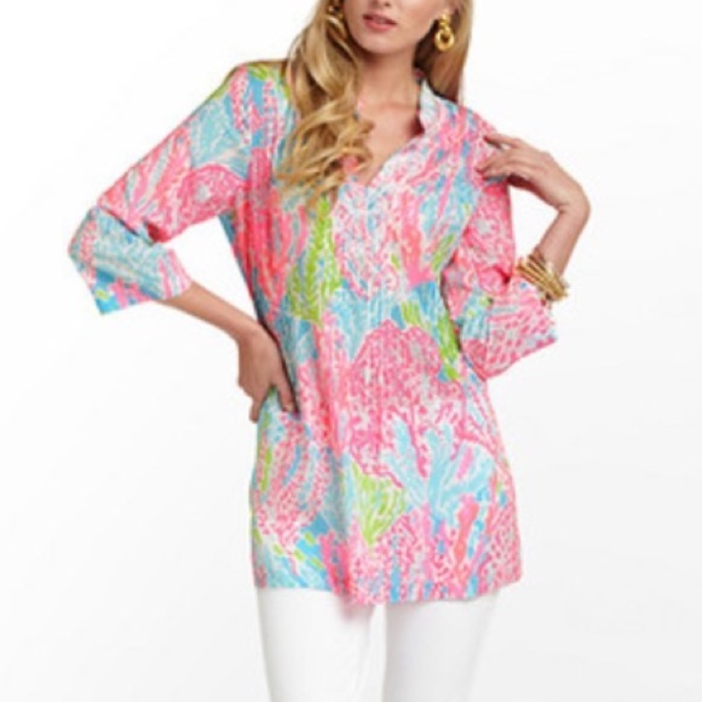 Lilly Pulitzer Sarasota Tunic Let’s Cha Cha S